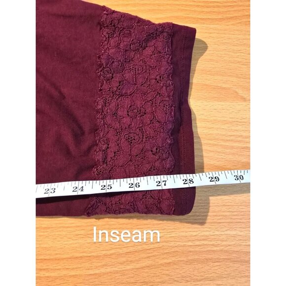 J Jill Sleep Pajama Pants Sz L Dream Supima Cotton Lace-Trimmed Pull-On Stretch - Picture 6 of 12